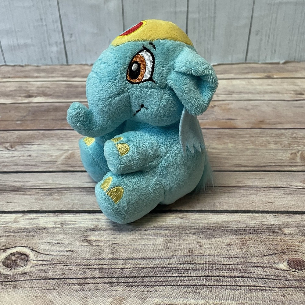 NEOPETS Blue Elephante Plush 5" Elephant Jakks Pacific Keyquest Series Toy 2008
